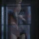 model lingerie window